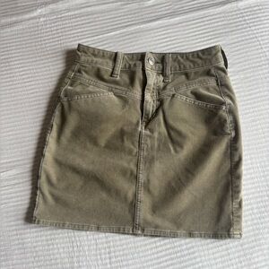 AE olive green skirt